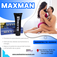 MAXMAN PREVIENE LA EYACULACION PREMATURA